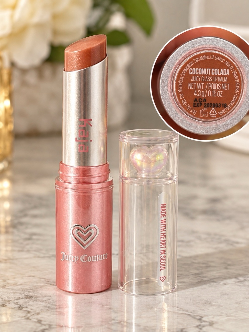 Juicy Couture Coconut Colada Juicy Glass Balm – Lip Balm